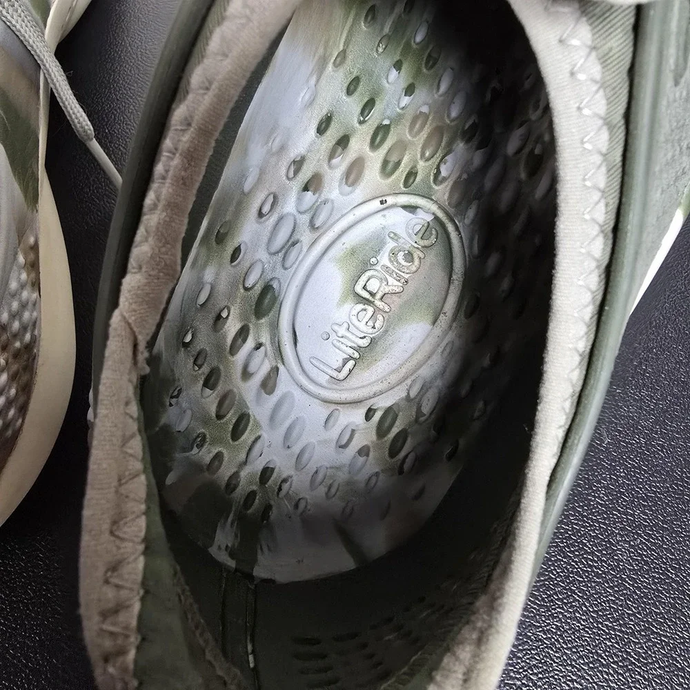 Crocs‎ Shoes Mens 9 Green Camo LiteRide 360 Marbled Pacer Boat Beach Fishing